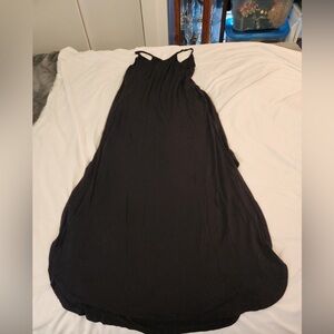 Black Maxi Dress light and soft for summer SZ XL